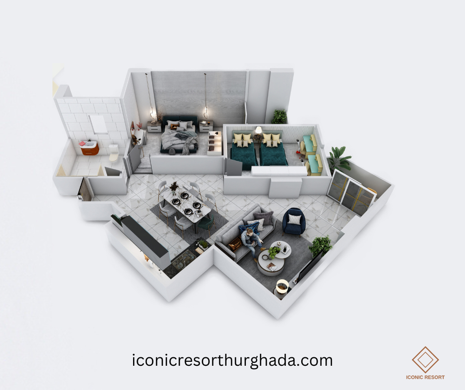 2 Bedroom Apartments at Iconic Resort Hurghada – photo 7